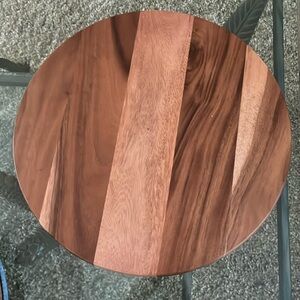 Lipper International Acacia Wood 18-Inch Lazy Susan Kitchen Turntable